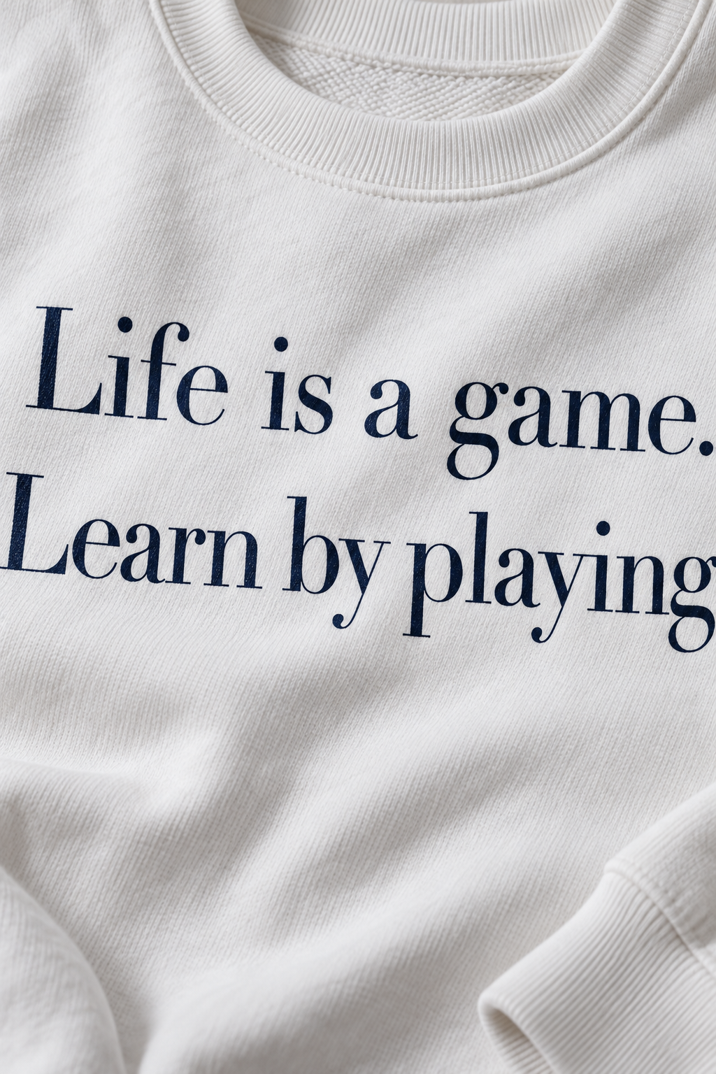 Crewneck No. 01, print detail