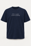 Tee No. 03, Navy / White